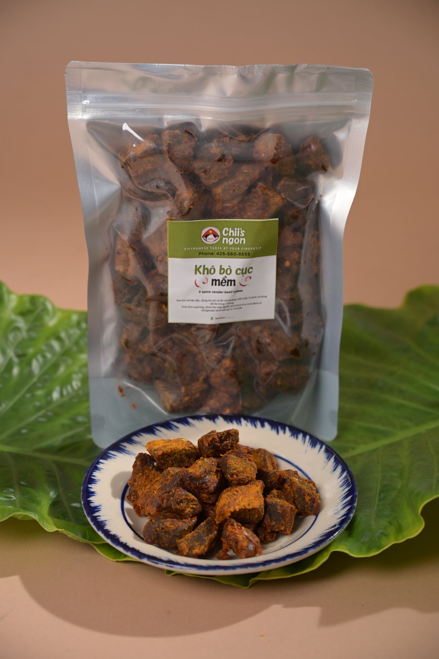 5 spice tender beef cubes